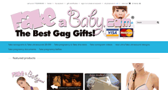 Desktop Screenshot of fakeababy.com