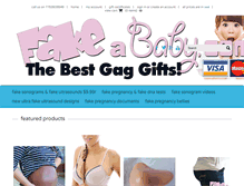 Tablet Screenshot of fakeababy.com